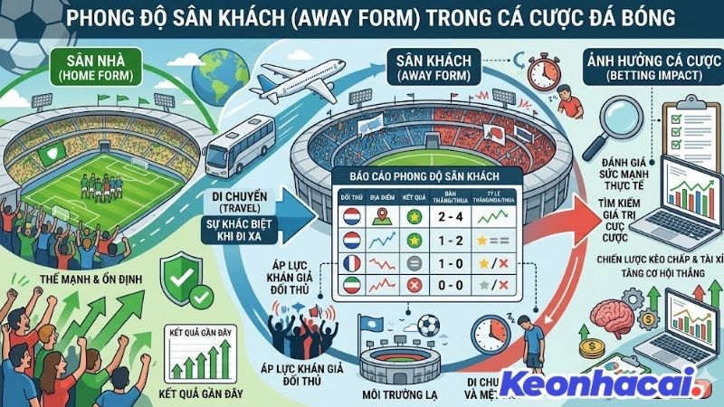 Định nghĩa Away Form là gì và tầm quan trọng trong bóng đá