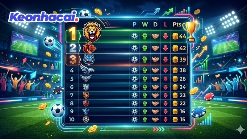Giá trị cốt lõi của bảng xếp hạng bóng đá trong kỷ nguyên số