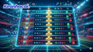 Kinh nghiệm soi kèo dựa trên League Table tại Kèo Nhà Cái