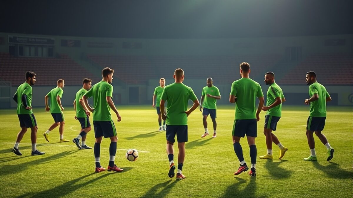 Tuyển Algeria tập luyện chuẩn bị World Cup 2026